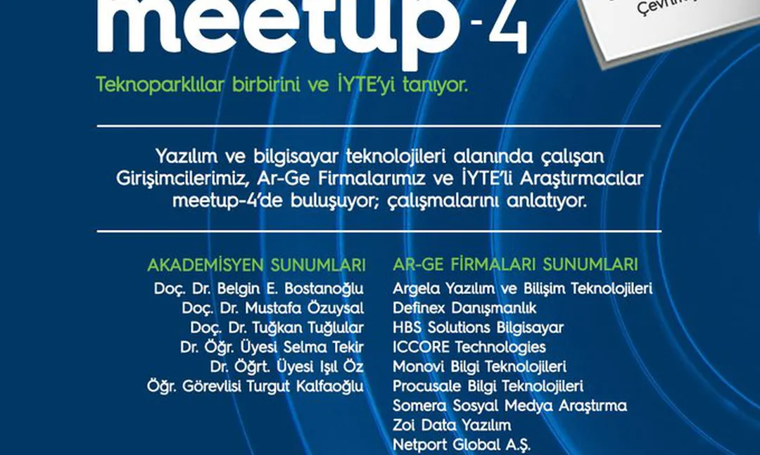 Yazılım ve Bilgisayar Teknolojileri Meetup -4 ile Buluşuyor