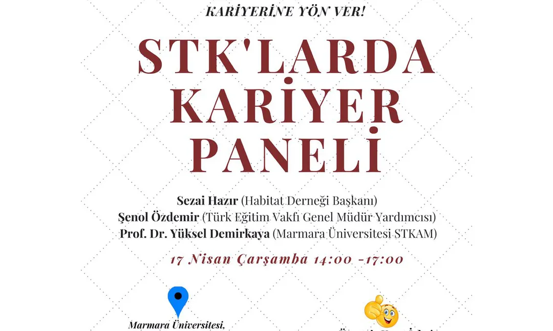 Marmara Üniversitesi'nde STK’larda Kariyer Paneli