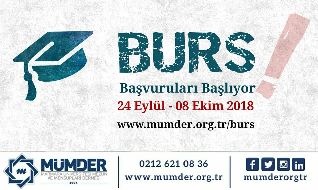 Üniversite öğrencileri için MÜMDER Burs Başvuruları başladı