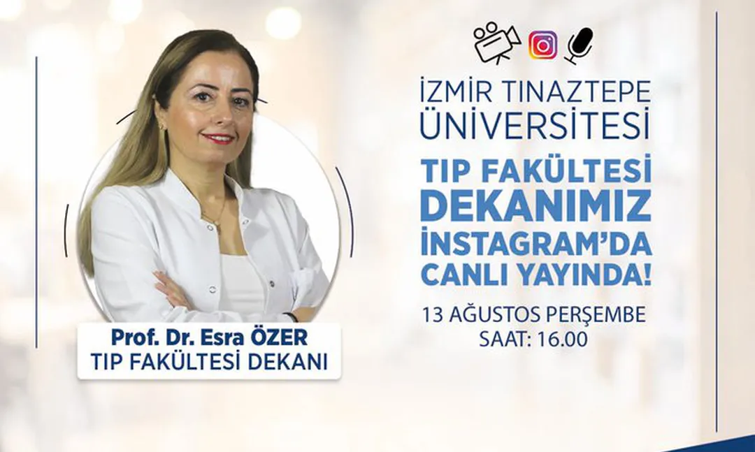İzmir Tınaztepe Üniversitesi Tıp Fakültesi Dekanı Canlı Yayında
