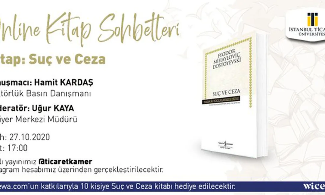 İstanbul Ticaret Üniversitesi Online Kitap Sohbetleri