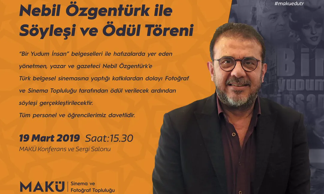 Burdur Mehmet Akif Ersoy Üniversitesi'nde  Söyleşi ve Ödül Töreni