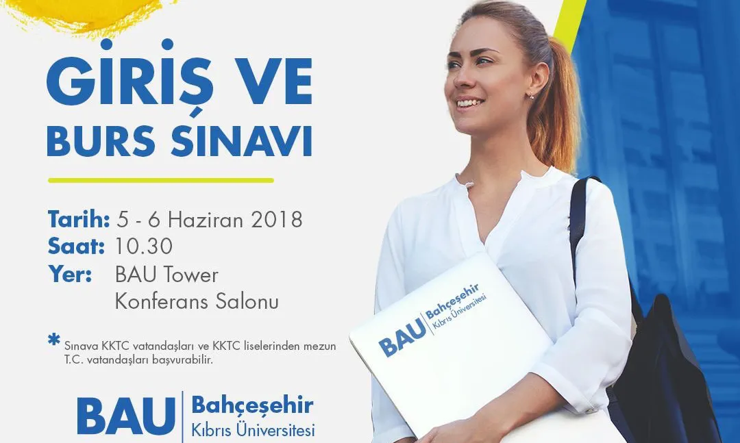 Bahçeşehir Kıbrıs Üniversitesi'nden Burs sınavı