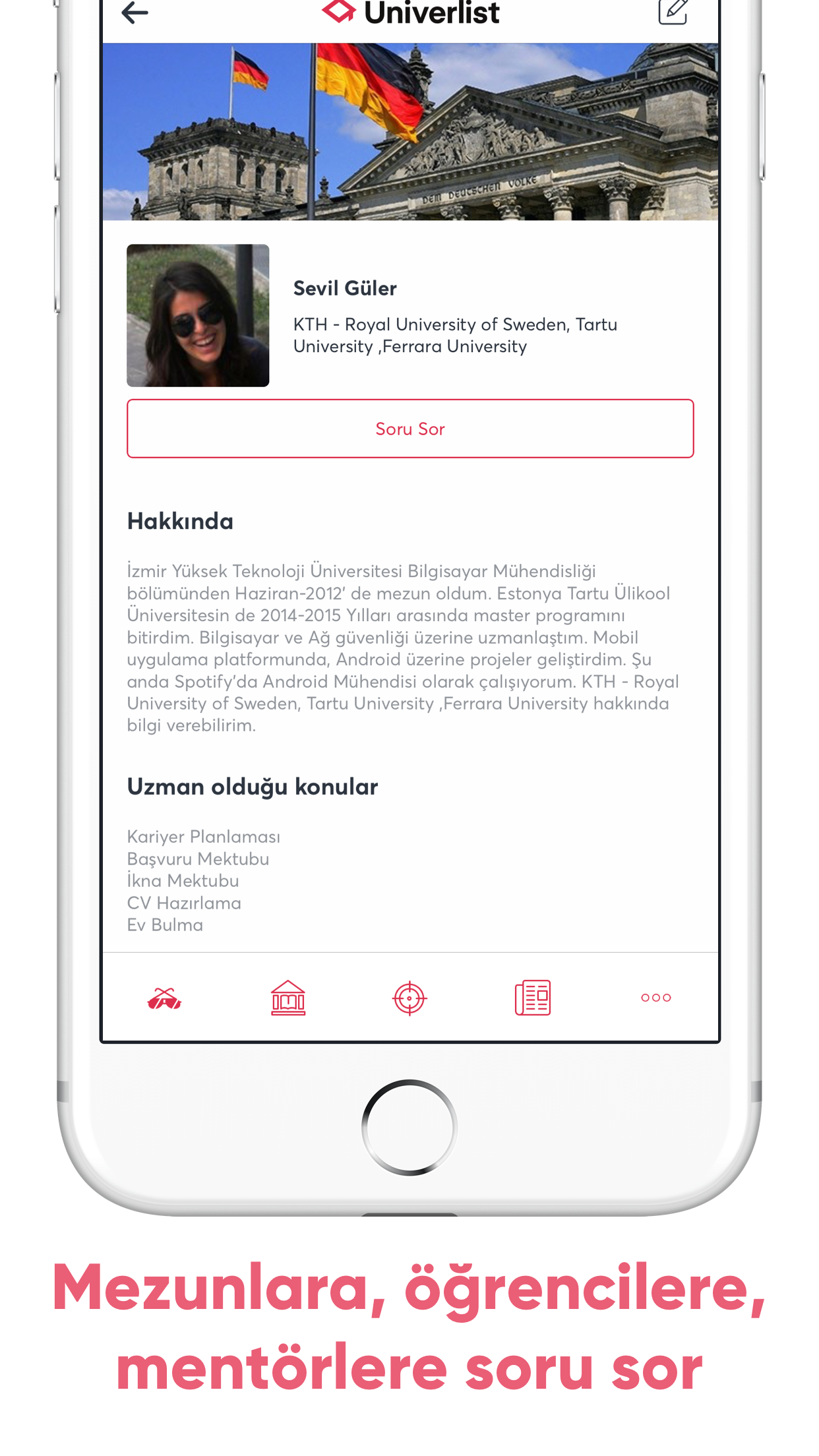 univerlist app yeni tasarımı ve özellikleriyle yayında! 5