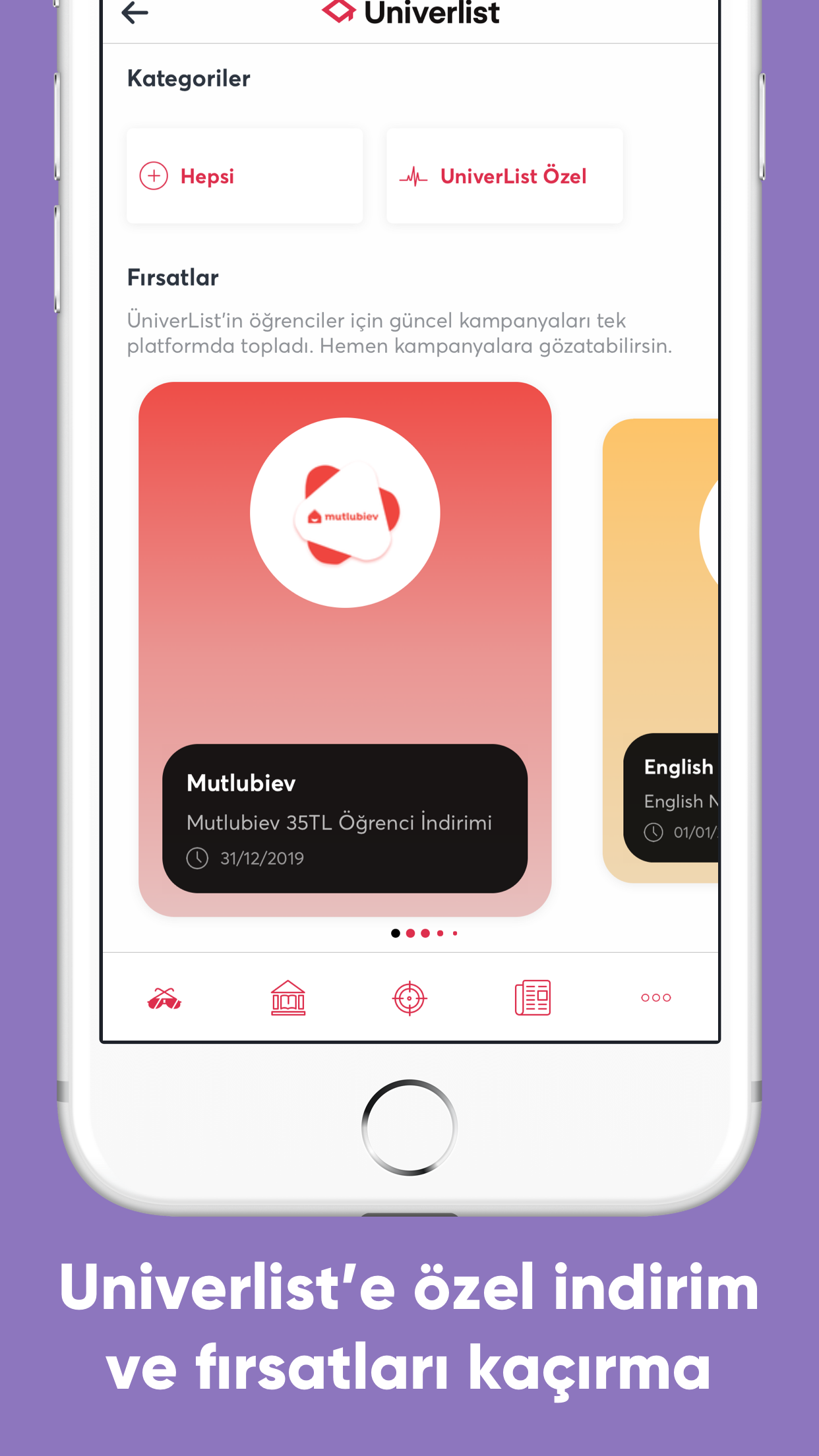 univerlist app yeni tasarımı ve özellikleriyle yayında! 2