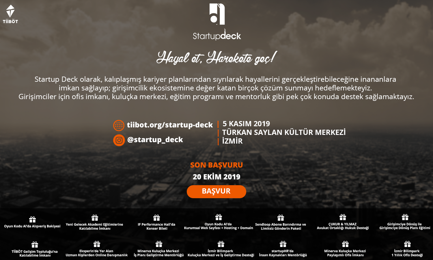İş Fikri Olan Startuplar Bu Etkinlik Sizin İçin! Startup Deck! 5 Kasım'da İzmir'de! 1