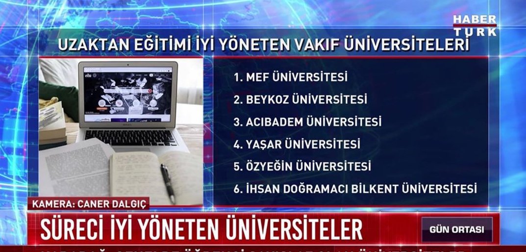 Yaşar Üniversitesi Uzaktan Eğitim Başarısı!