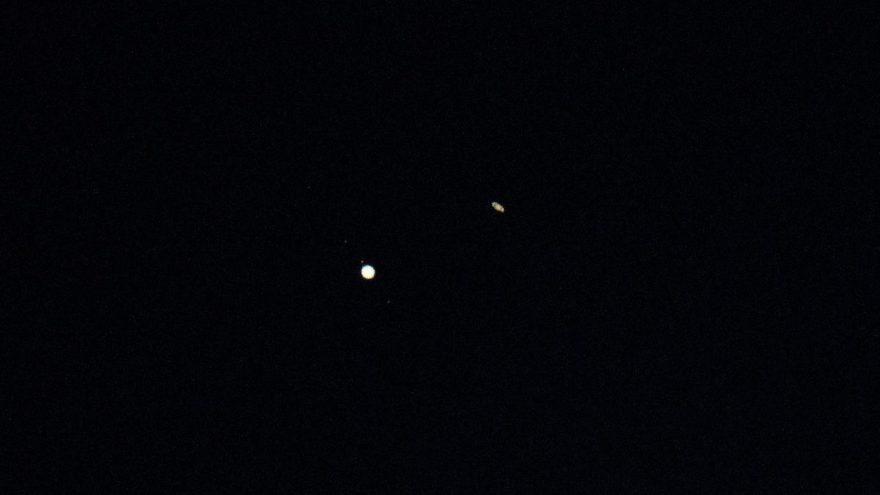 Jüpiter ve Satürn Tam 800 Yıl Sonra Buluştu!