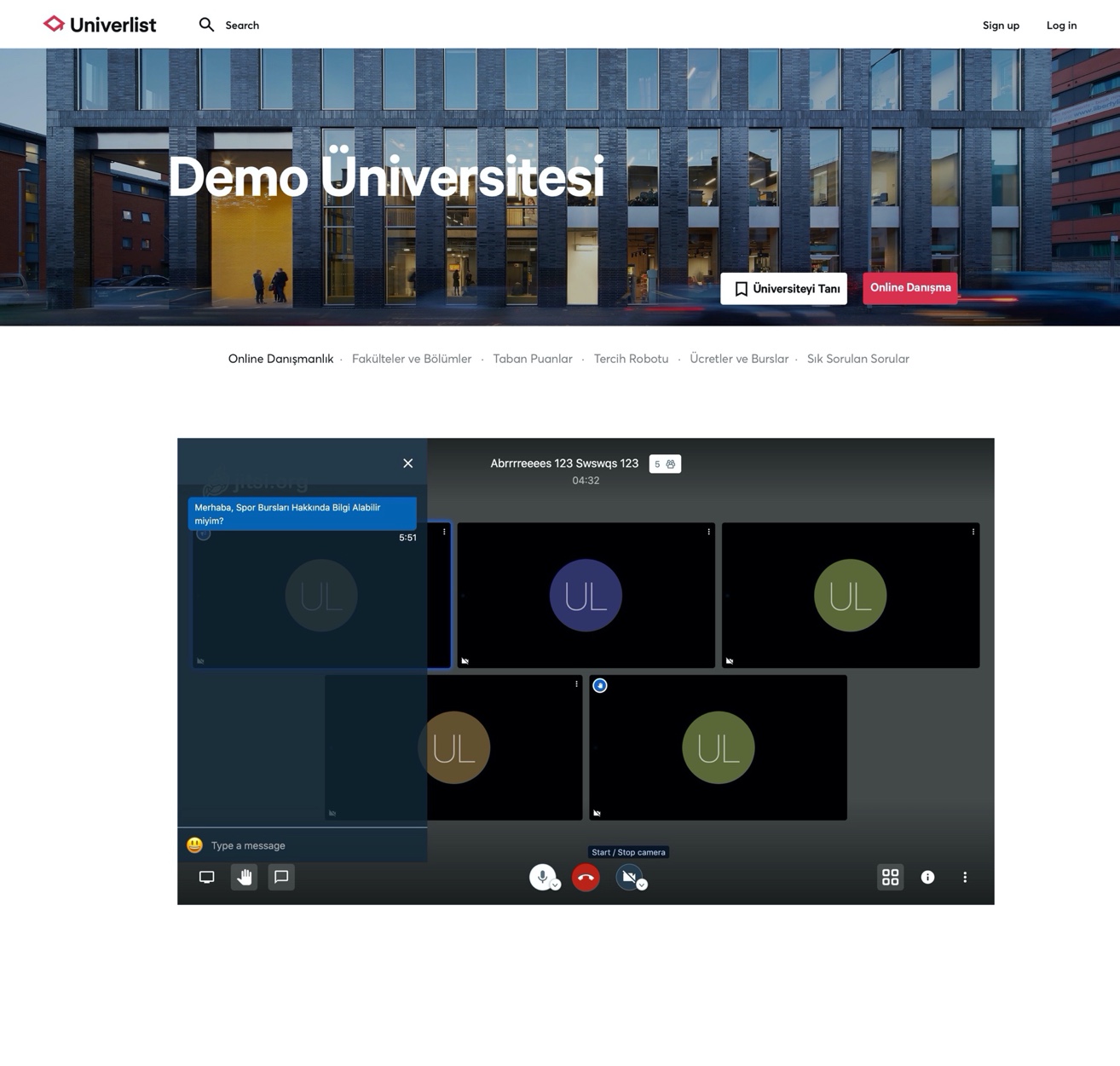 Özel Açılış Sayfası